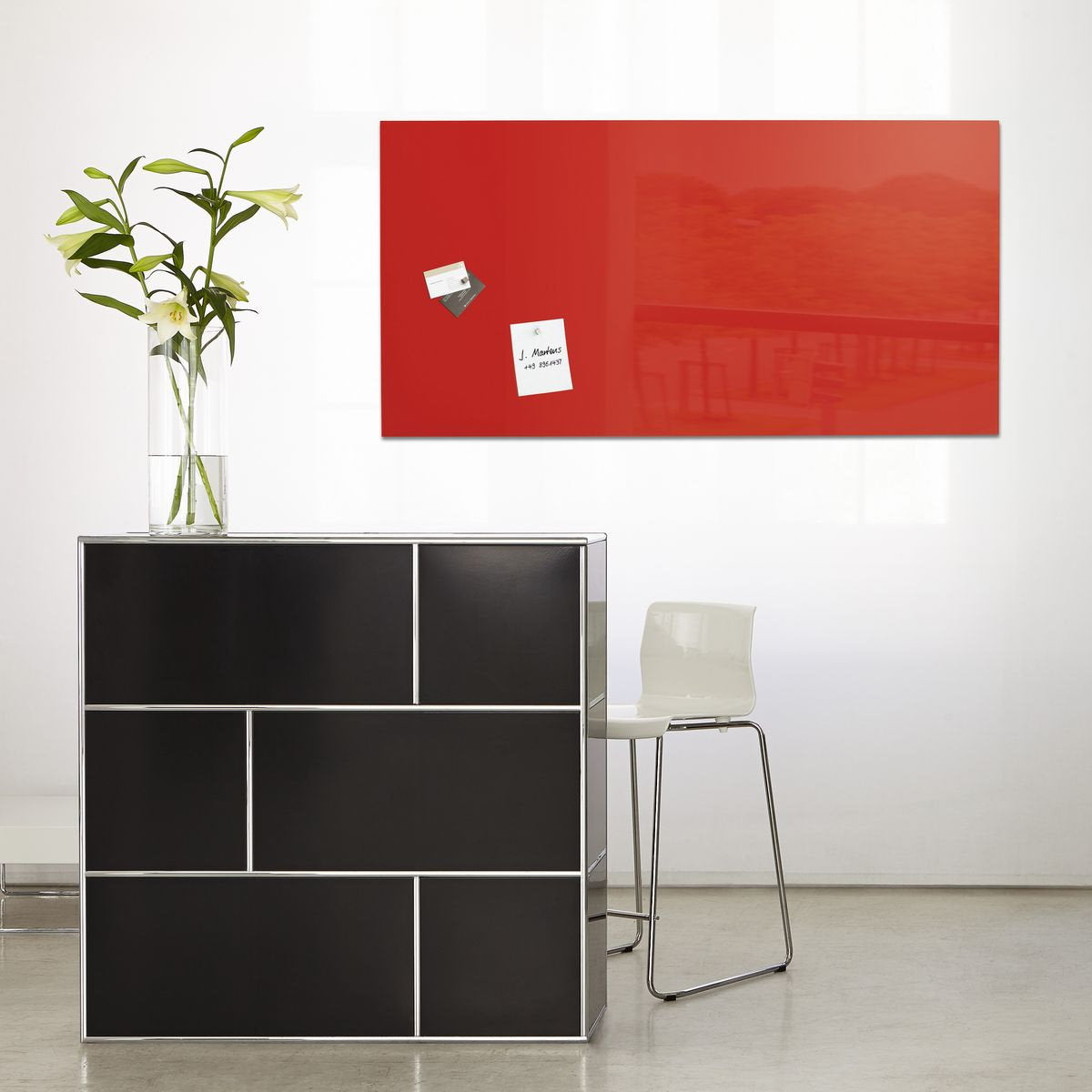 Sigel Glas Magnetboard Artverum 91x46 Whiteboard Magnet Wand Tafel Memoboard