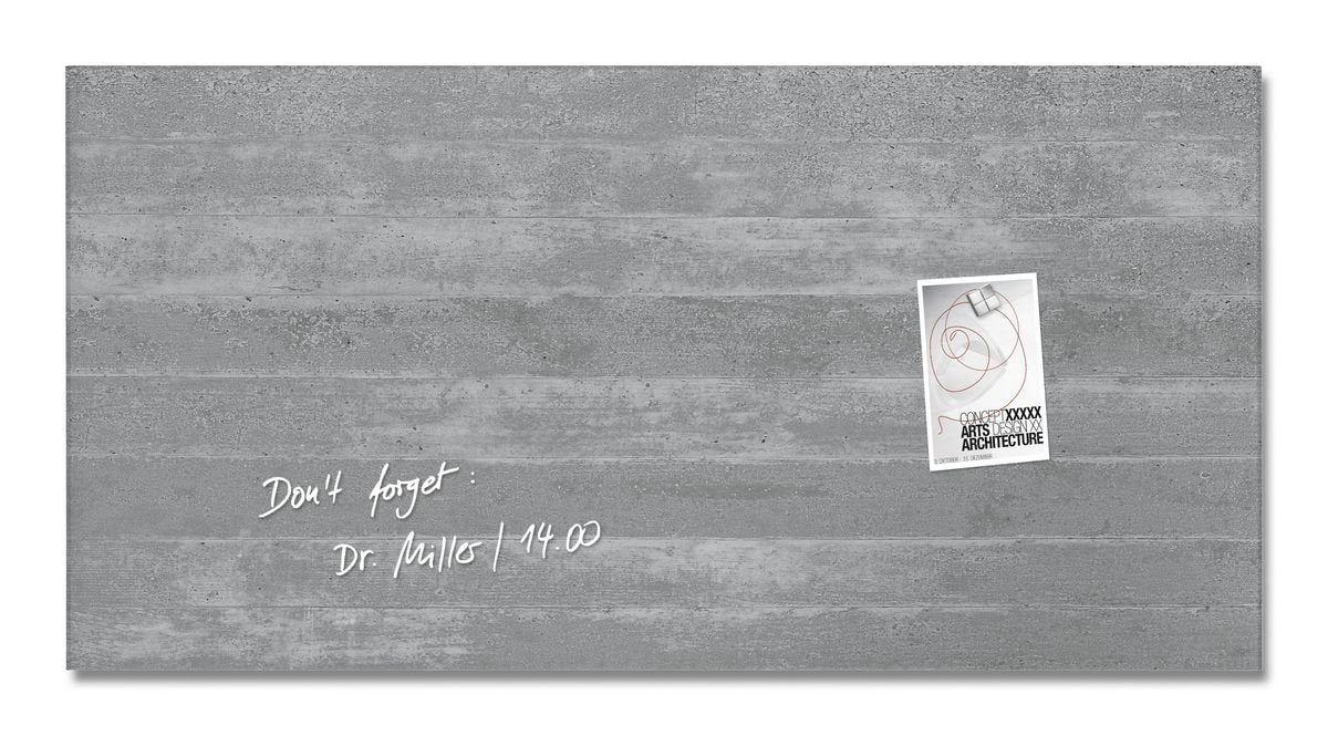 Sigel Glas Magnetboard Artverum 91x46 Whiteboard Magnet Wand Tafel Memoboard