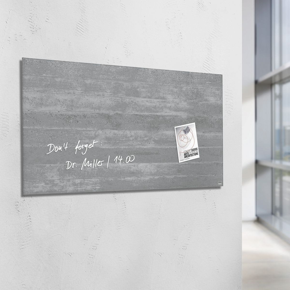 Sigel Glas Magnetboard Artverum 91x46 Whiteboard Magnet Wand Tafel Memoboard