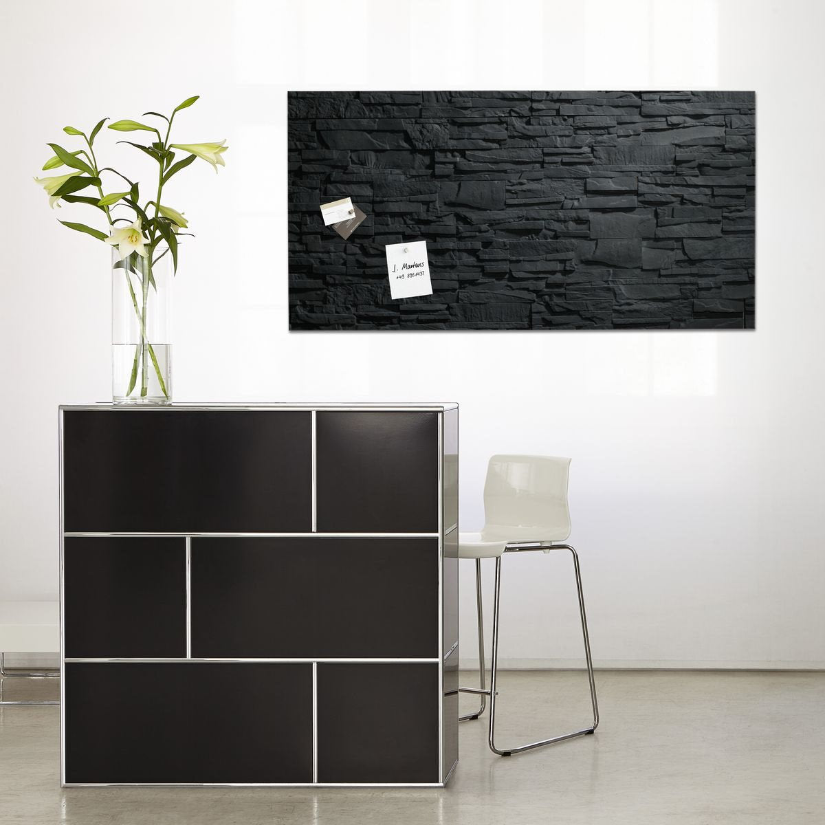 Sigel Glas Magnetboard Artverum 91x46 Whiteboard Magnet Wand Tafel Memoboard