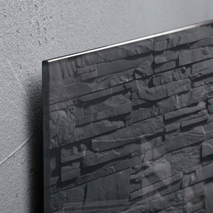 SIGEL GL169 Glas Magnetboard 48x48 cm Schiefer Stone Magnettafel Artverum Tafel