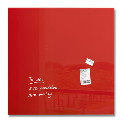 Sigel Glas Magnetboard Artverum 100x100 cm Magnet Tafel Whiteboard Memo Board