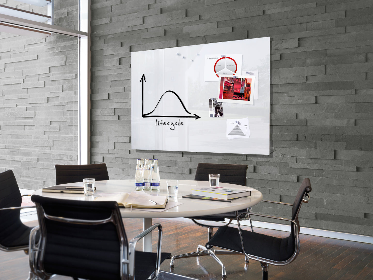 Sigel Glas Magnetboard Artverum 120x90 cm Magnet Tafel Whiteboard Memo Board