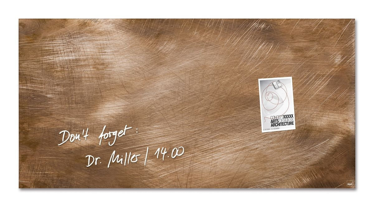 Sigel Glas Magnetboard Artverum 91x46 Whiteboard Magnet Wand Tafel Memoboard