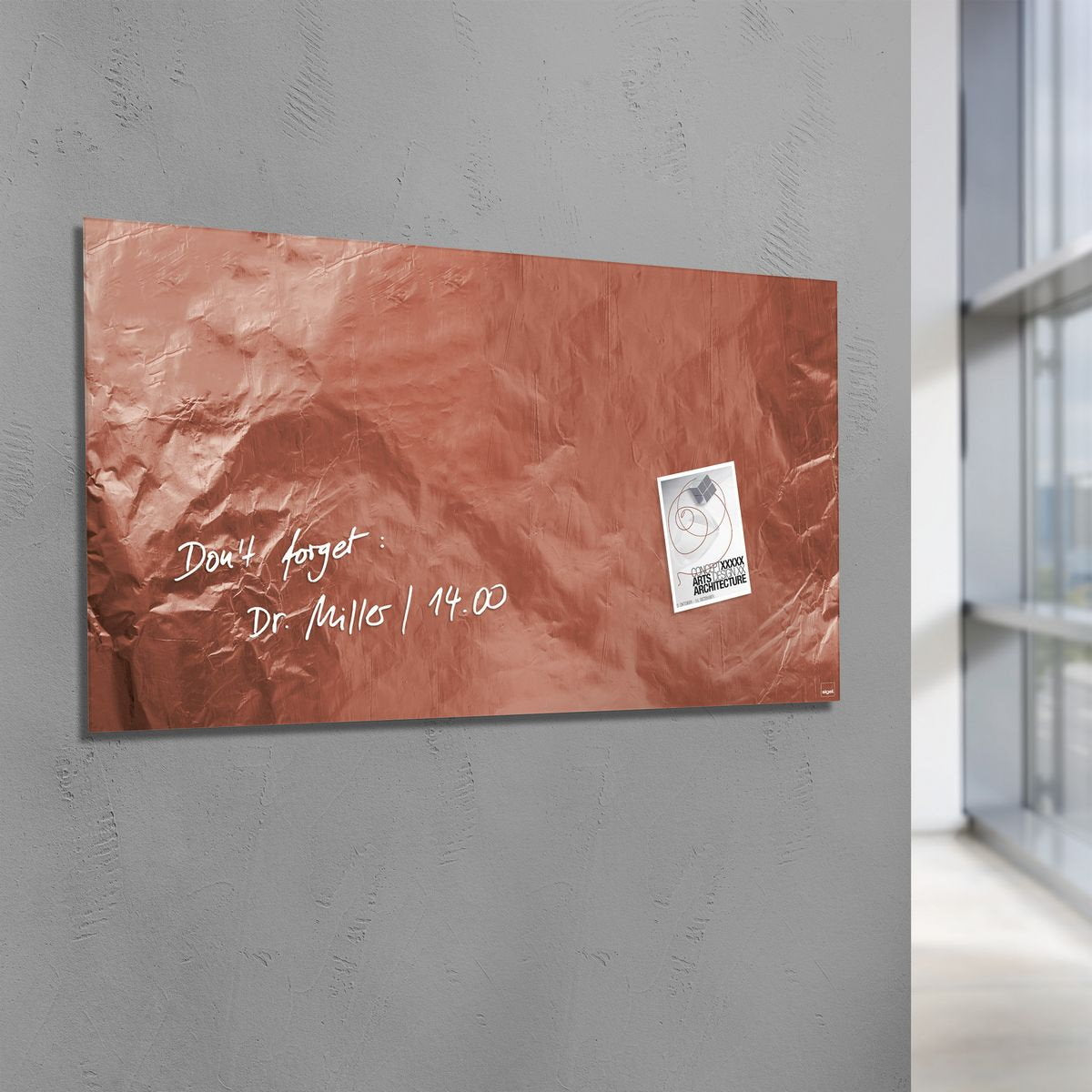 Sigel Glas Magnetboard Artverum 91x46 Whiteboard Magnet Wand Tafel Memoboard