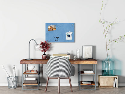 Sigel GL394 Glas Magnettafel Artverum Blue 60x40 hellblau Magnetboard Board Memo