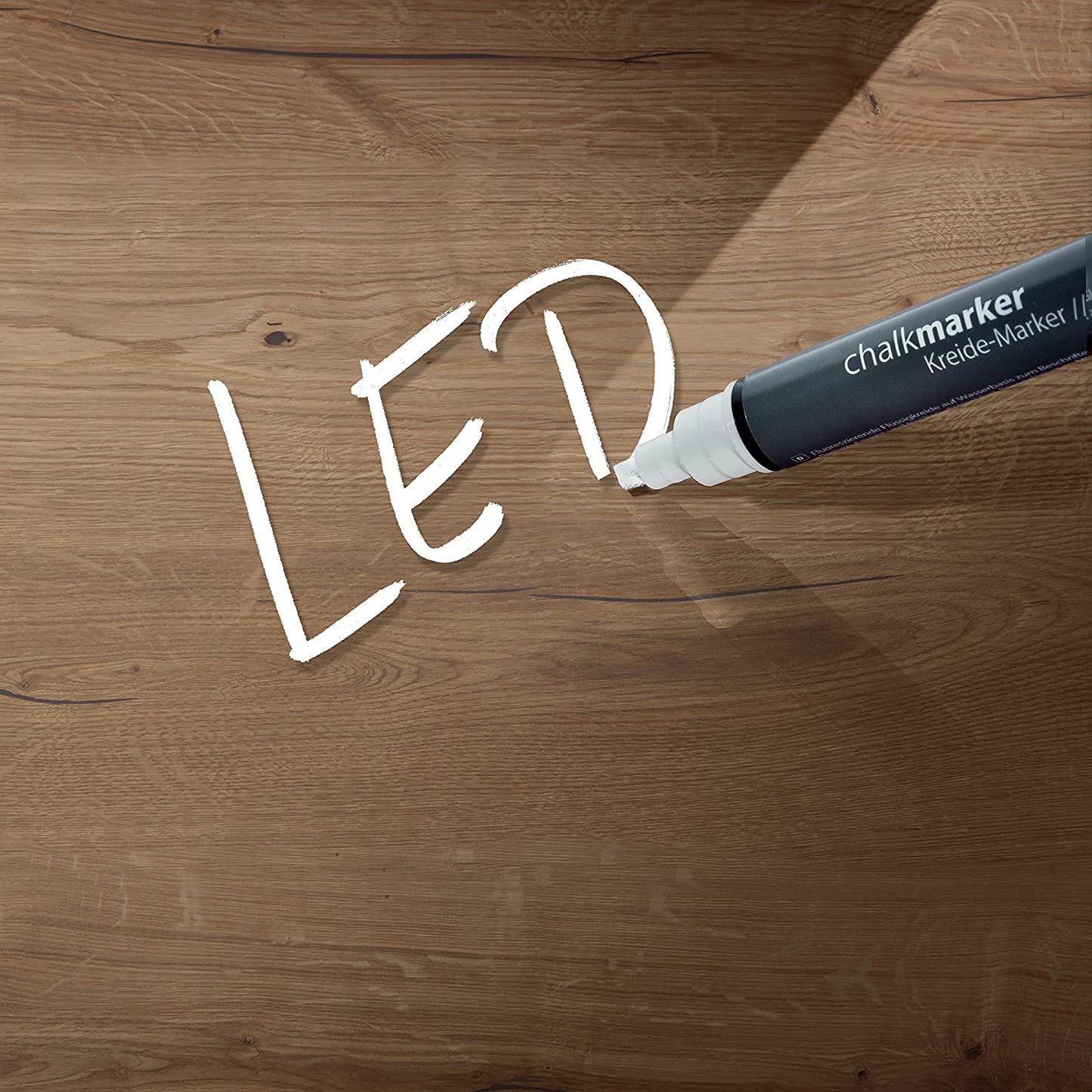 Sigel Glas Magnetboard LED Beleuchtung 91x46 cm Natural Wood Magnet Tafel Holz