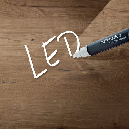 Sigel Glas Magnetboard LED Beleuchtung 91x46 cm Natural Wood Magnet Tafel Holz