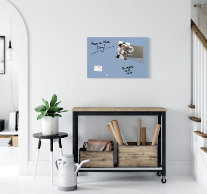 Sigel GL513 Glas Magnettafel Artverum 60x40 pastellblau Magnetboard Board Tafel