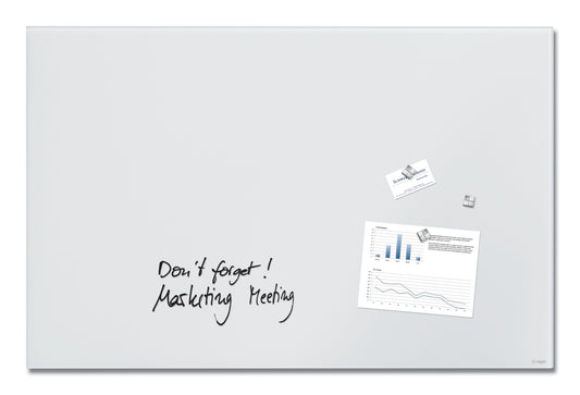 Sigel GL541 Glas-Whiteboard Artverum 100x65 super-weiß Magnetboard Board Tafel