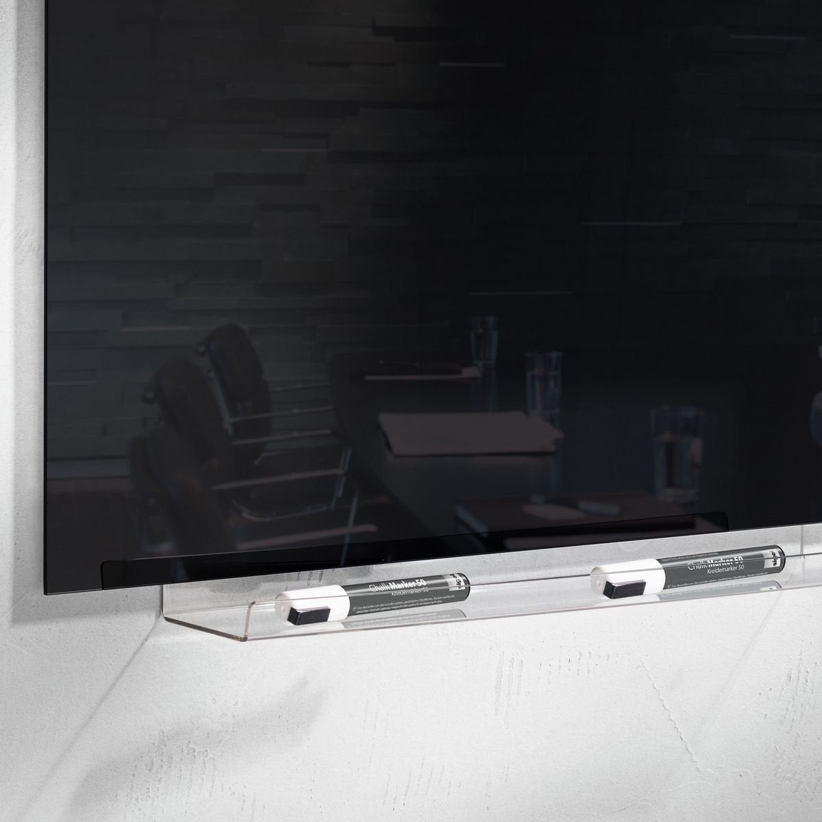 Sigel GL730 Zubehörset Glas Magnettafeln Magnete Marker Stiftschale Reinigung