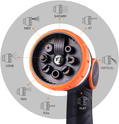 Premium 8in1 Garten Multibrause Handbrause Schlauchbrause Brause Gartenspritze