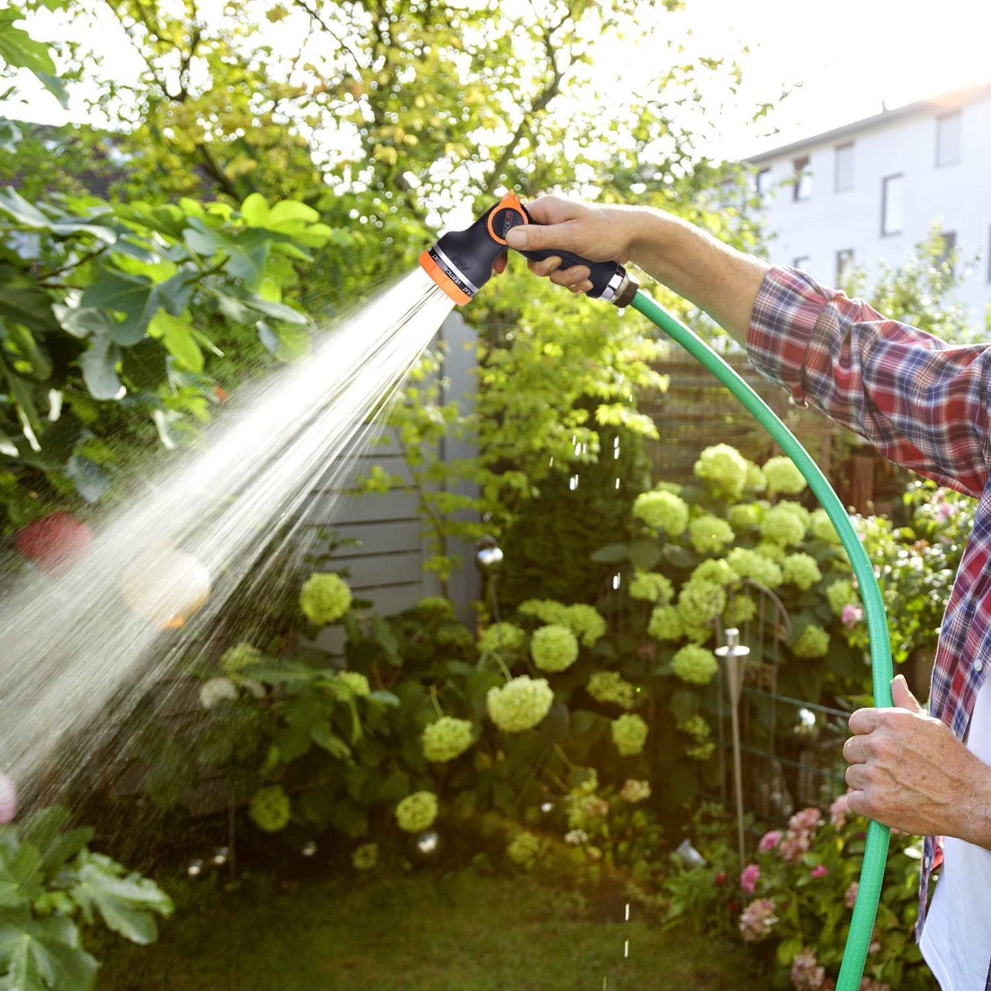 Premium 8in1 Garten Multibrause Handbrause Schlauchbrause Brause Gartenspritze