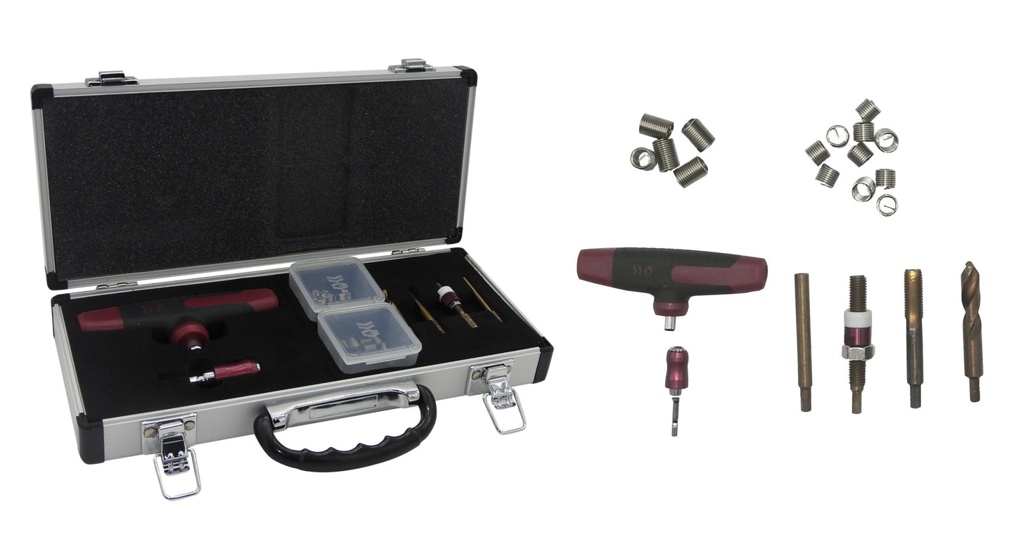 Gewindeschneider M12  Profi Reparatur Set Gewinde reparieren Reparaturhülse Satz