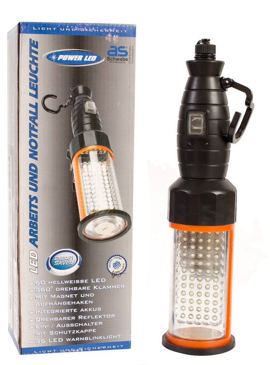 Schwabe LED Akku Arbeitsleuchte Notfall Leuchte Werkstattleuchte Warnlicht Lampe