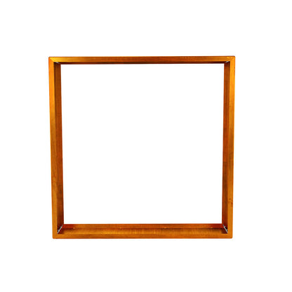 Holzlege 180x180 Edelrost Optik Kaminholzregal Feuerholz Kamin Holz Aufbewahrung