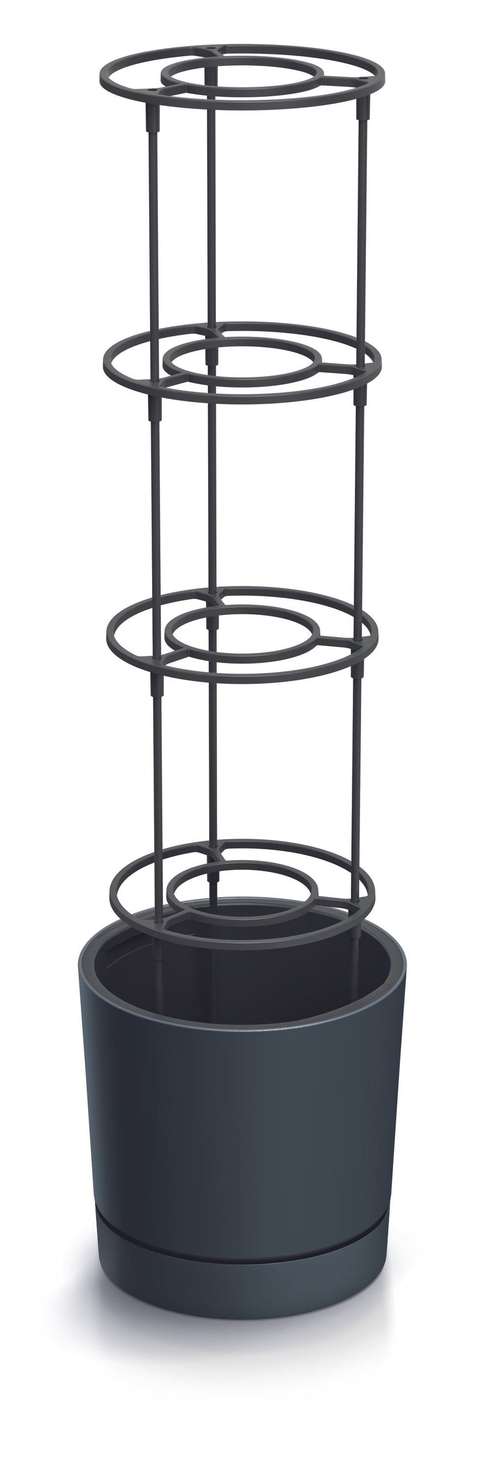 Pflanzkübel m. Rankhilfe Anzucht Tomatentopf Pflanz Kübel Blumentopf Pflanzgefäß