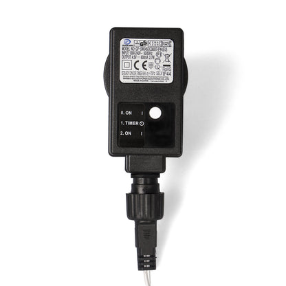 50er LED Party Lichterkette m. Timer Außen Innen Garten Outdoor Biergarten Licht