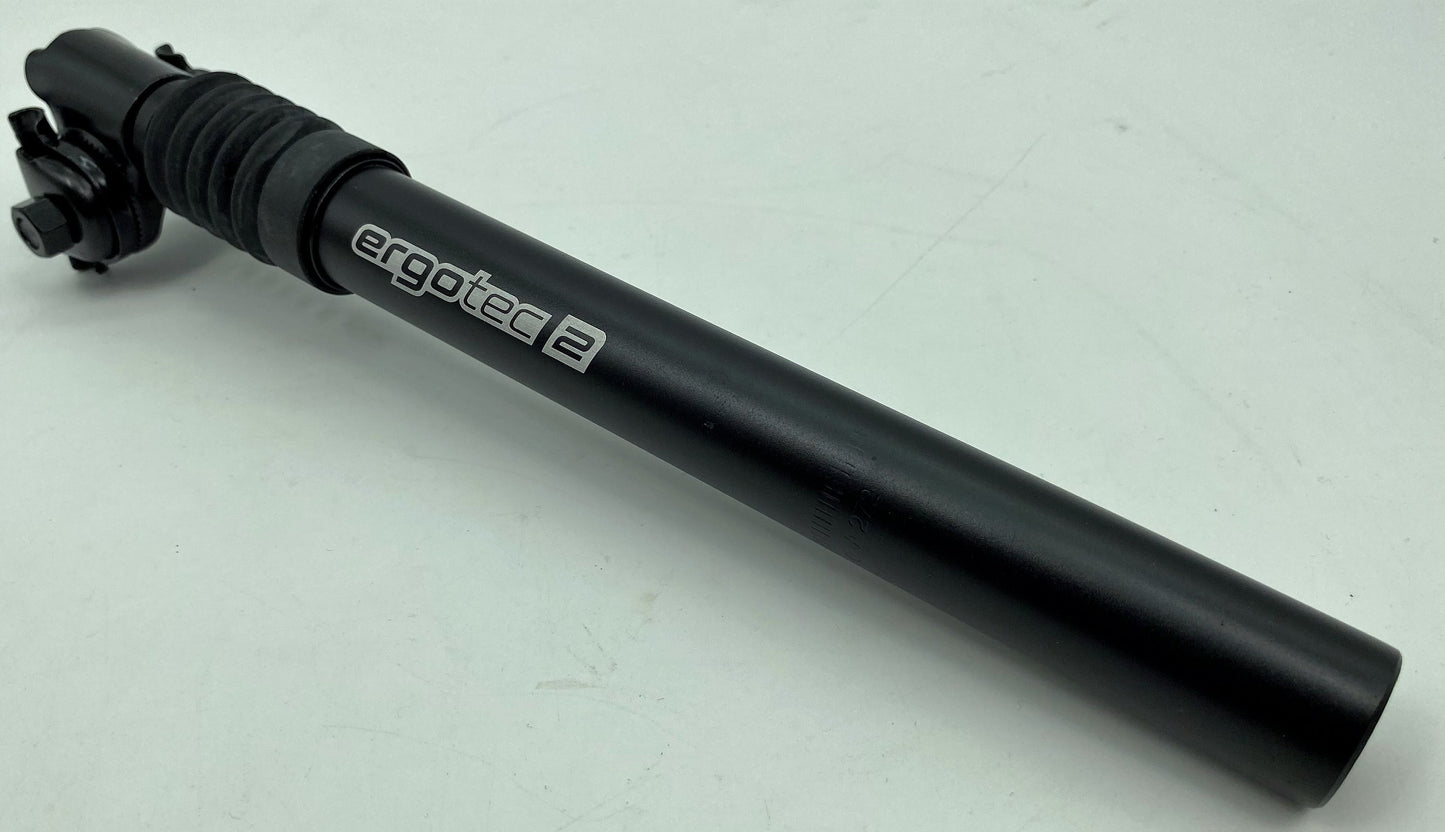 Federsattelstütze 80kg ERGOTEC SP2.0 Sattelstütze Alu Ø27,2 - 31,8mm mit Kloben