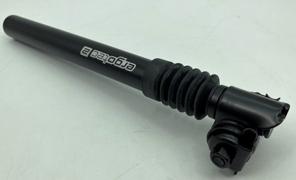 Federsattelstütze 80kg ERGOTEC SP2.0 Sattelstütze gefedert Alu Ø25,4-28mm Kloben