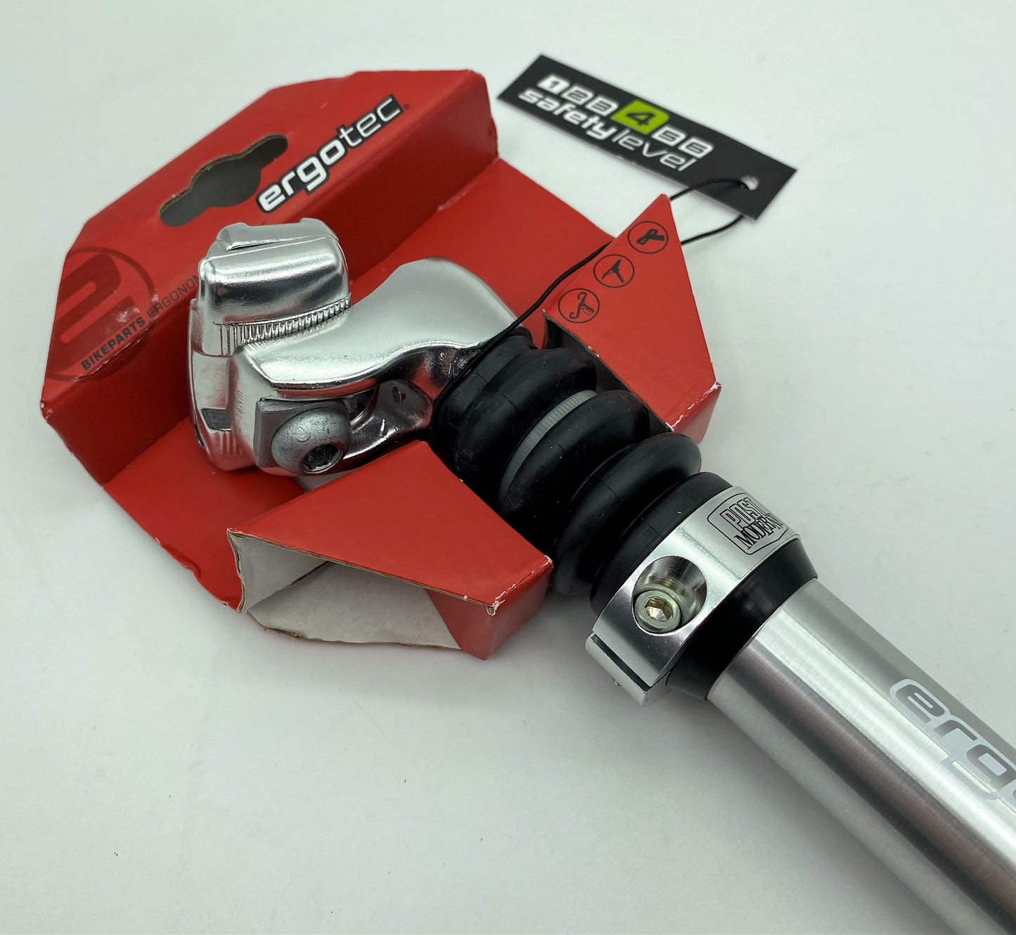 Federsattelstütze 120 Kg ERGOTEC GLIDE Sattelstütze gefedert Alu Ø 27,2 - 31,8