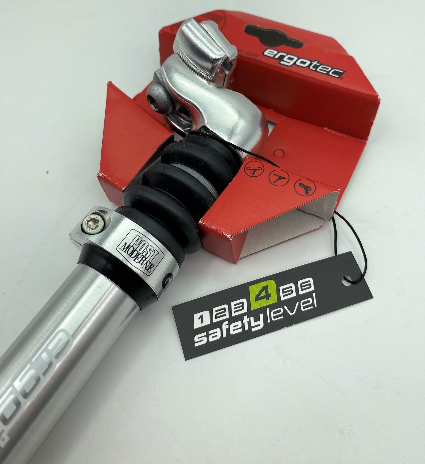 Federsattelstütze 120 Kg ERGOTEC GLIDE Sattelstütze gefedert Alu Ø 27,2 - 31,8