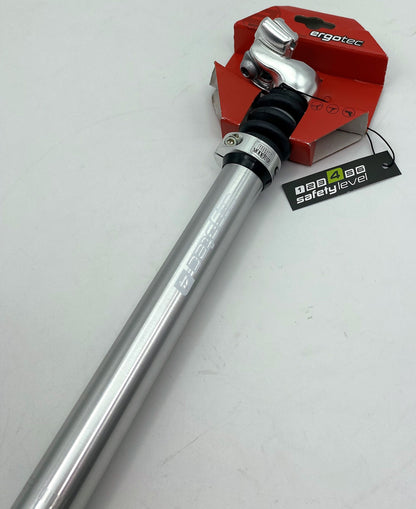 Federsattelstütze 120 Kg ERGOTEC GLIDE Sattelstütze gefedert Alu Ø 27,2 - 31,8