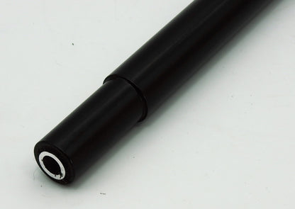 Extra lang verstärkte Sattelstütze 650mm Alu schwarz bis 200 kg Ø 25 mm
