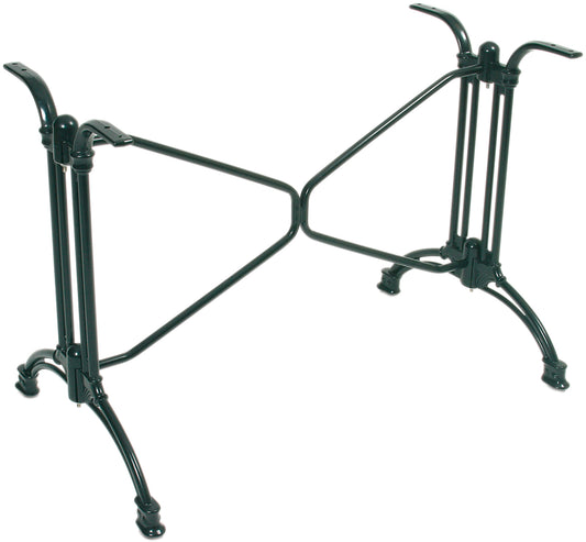 BOLOGNA 2+2 Tischgestell schwarz Bistro Gastro Tisch Beine Untergestell Gestell