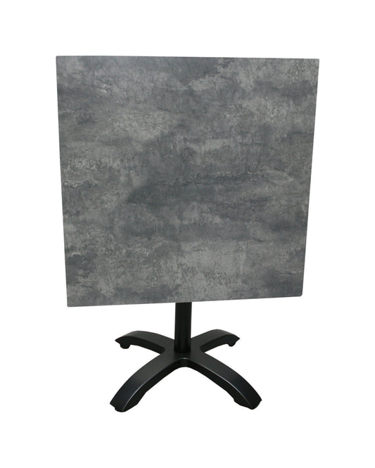 EASY 4 Tischgestell (Rohr/ Rund) schwarz Bistro Gastro Tisch Beine Untergestell