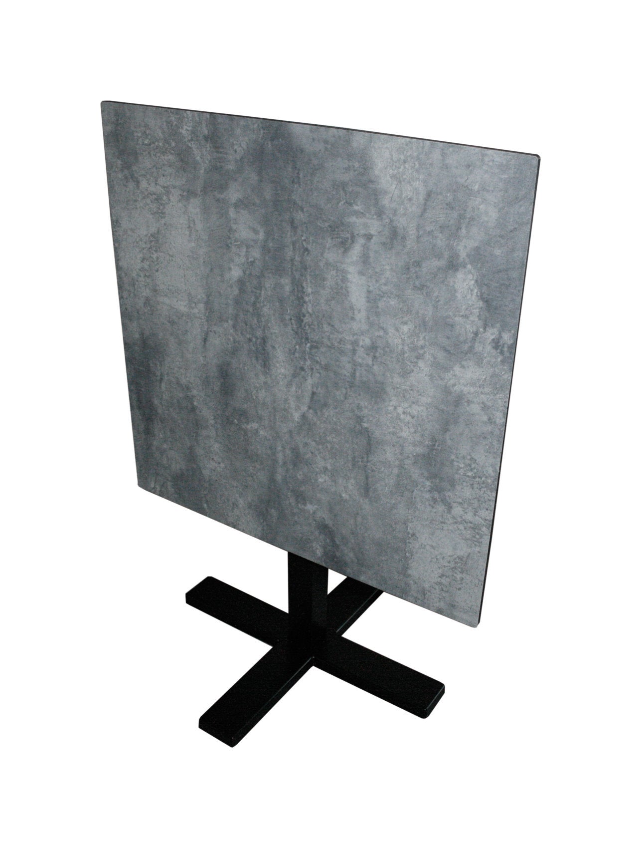 EASY 4 Tischgestell (4-Kant eckig) schwarz Bistro Gastro Tisch Beine Gestell