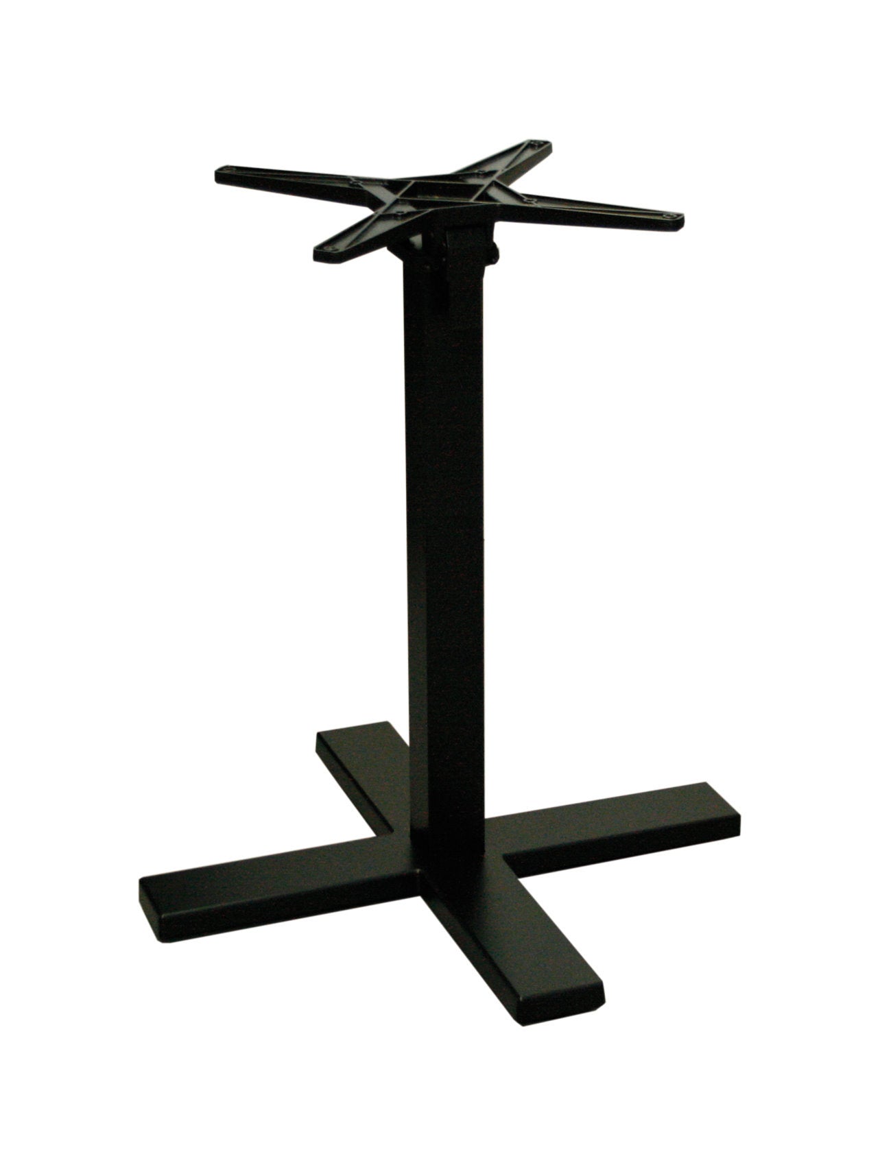 EASY 4 Tischgestell (4-Kant eckig) schwarz Bistro Gastro Tisch Beine Gestell