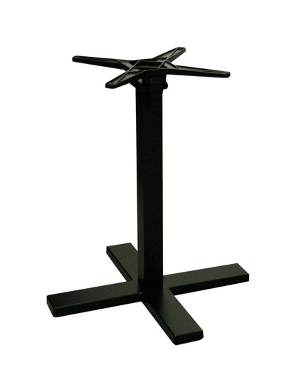 EASY 4 Tischgestell (4-Kant eckig) schwarz Bistro Gastro Tisch Beine Gestell