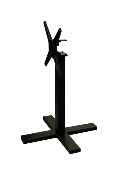 EASY 4 Tischgestell (4-Kant eckig) schwarz Bistro Gastro Tisch Beine Gestell