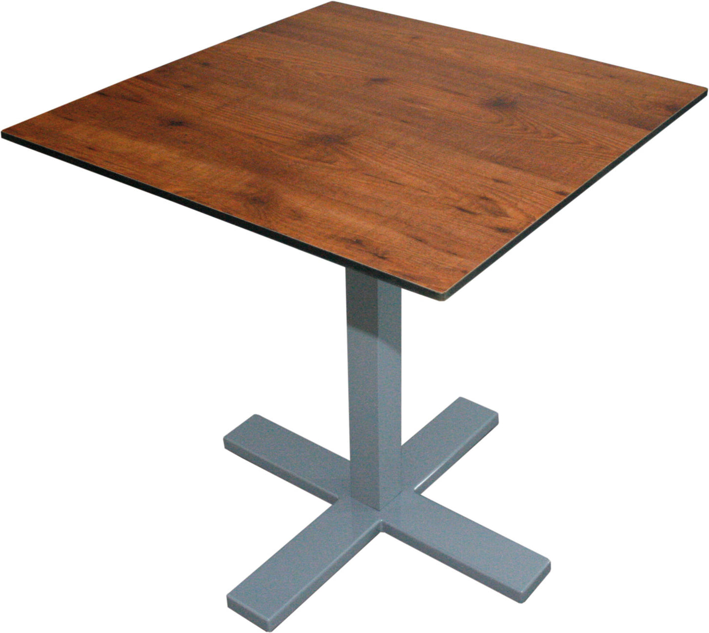 EASY 4 Tischgestell (4-Kant eckig) silber Bistro Gastro Tisch Beine Gestell