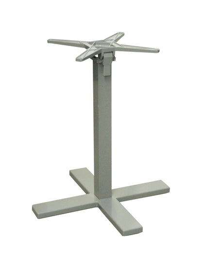 EASY 4 Tischgestell (4-Kant eckig) silber Bistro Gastro Tisch Beine Gestell