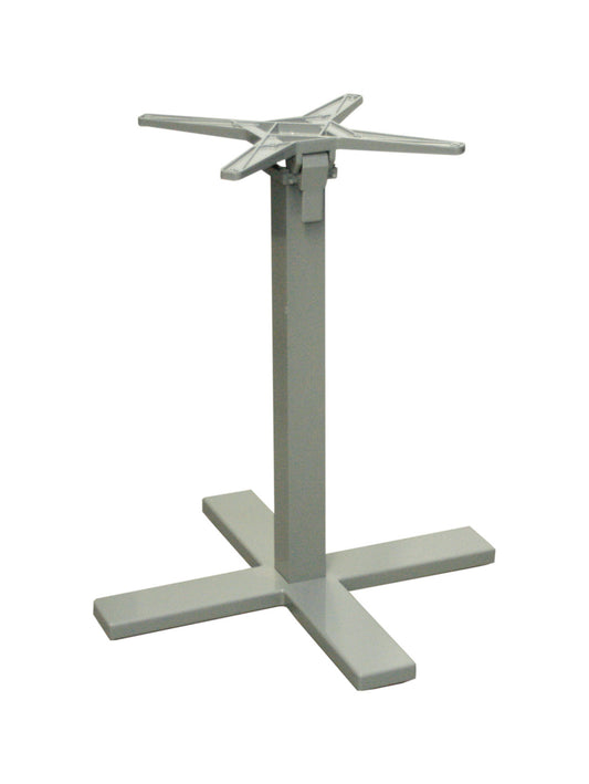 EASY 4 Tischgestell (4-Kant eckig) silber Bistro Gastro Tisch Beine Gestell