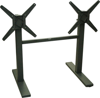 EASY 2+2 Tischgestell (4-Kant eckig) anthrazit Bistro Gastro Tisch Beine Gestell