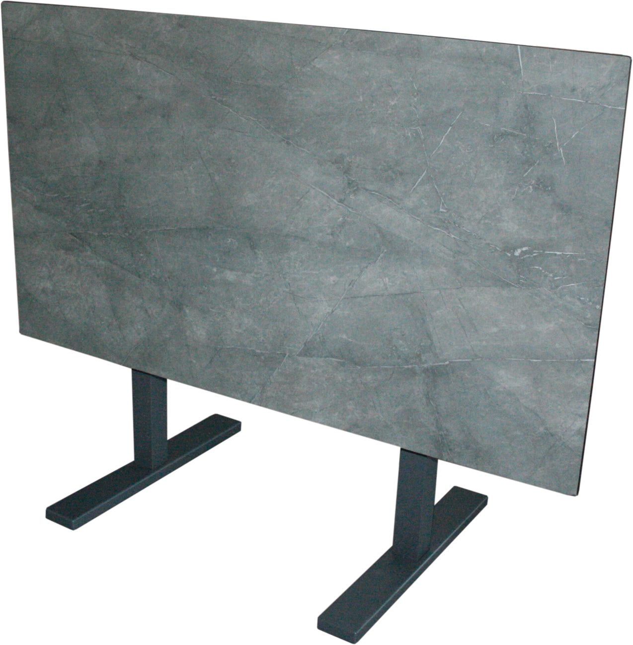 EASY 2+2 Tischgestell (4-Kant eckig) anthrazit Bistro Gastro Tisch Beine Gestell