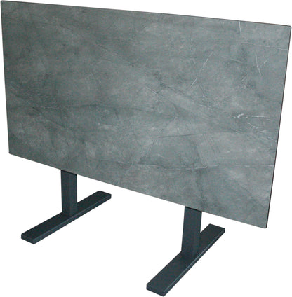 EASY 2+2 Tischgestell (4-Kant eckig) anthrazit Bistro Gastro Tisch Beine Gestell