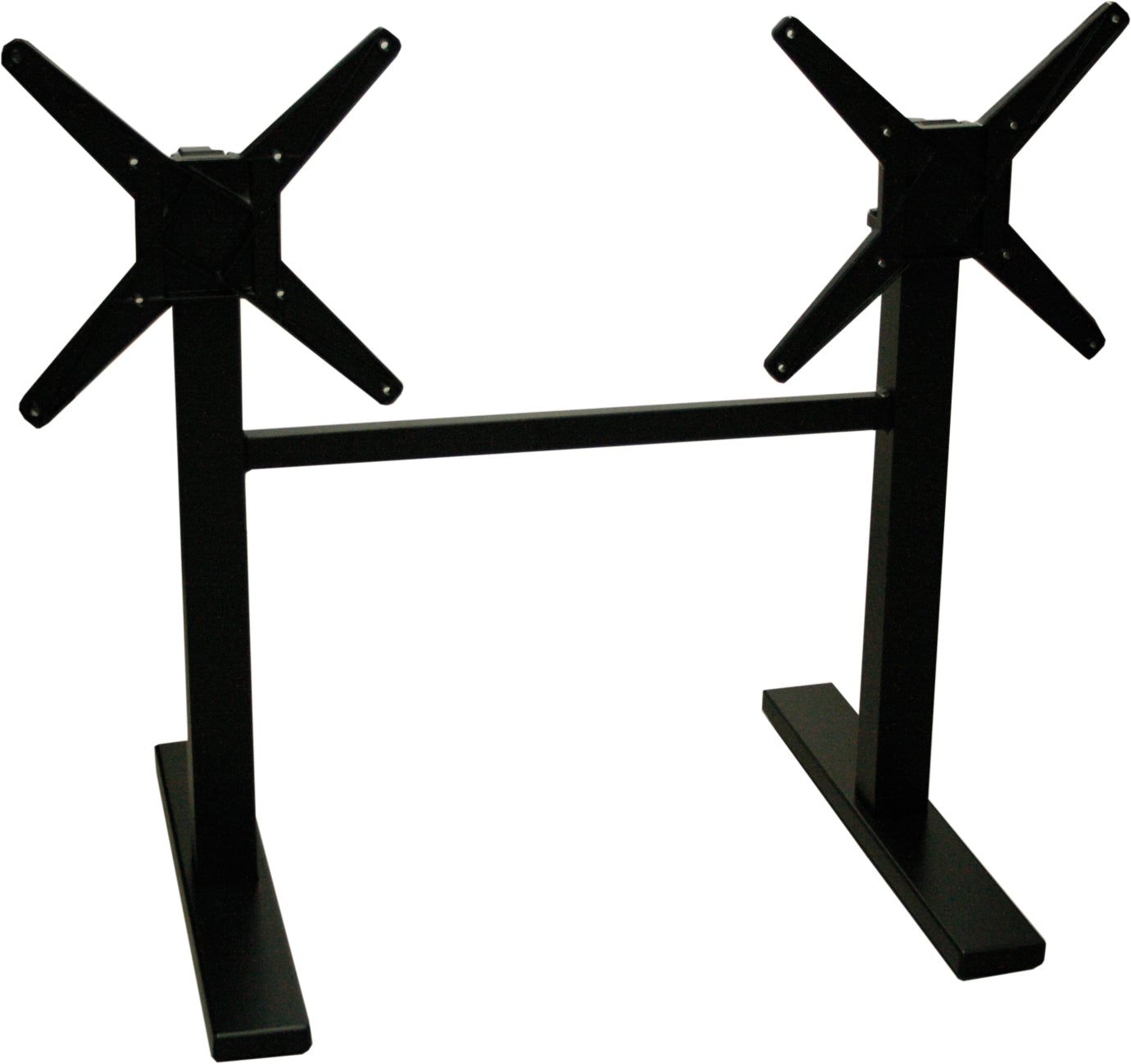 EASY 2+2 Tischgestell (4-Kant eckig) schwarz Bistro Gastro Tisch Beine Gestell