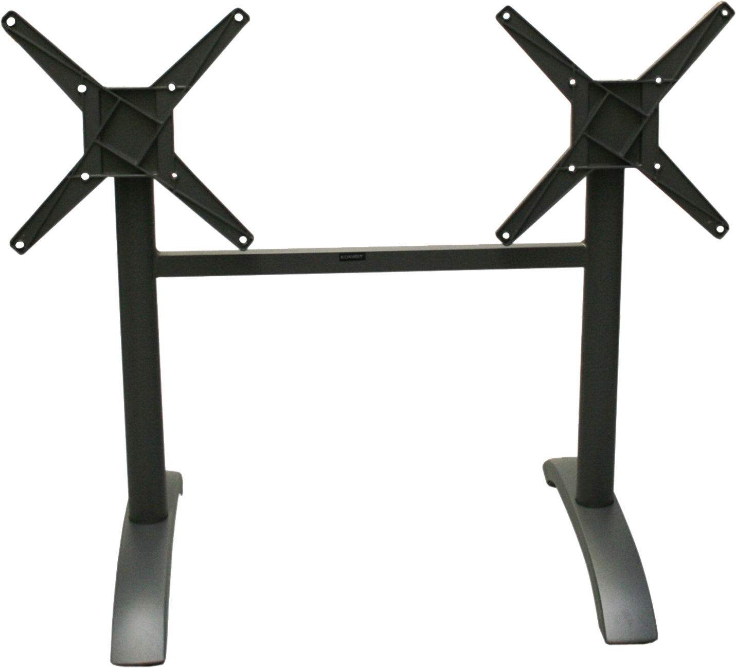 EASY 2+2 Tischgestell (4-Kant eckig) schwarz Bistro Gastro Tisch Beine Gestell