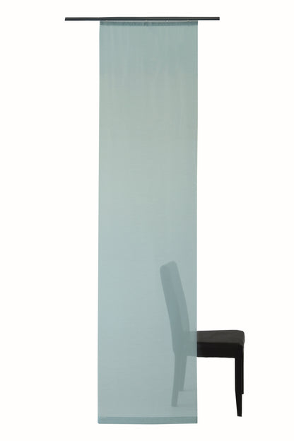 Homing Flächenvorhang Luis 60x245 aqua Vorhang Vorhänge Schlafzimmer transparent