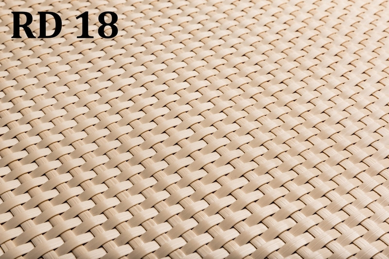 Polyrattan PVC Sichtschutzmatte 300x90 Balkon Zaun Sichtschutz Windschutz beige