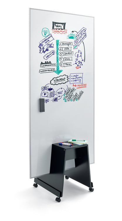 Sigel MU020 Agiles Whiteboard meet up weiß 90x180 cm Pinnwand Leinwand Tafel