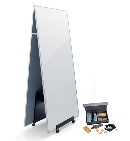 SIGEL MUB01 Meet up Bundle Pinboard Whiteboard Aufsteller Multifunktionsboard