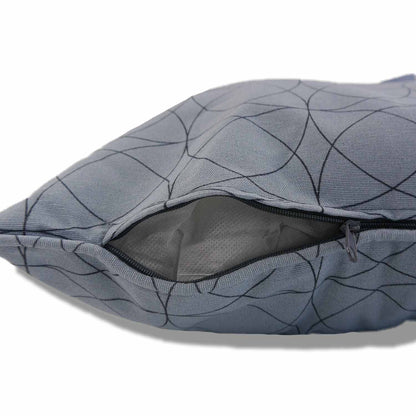 Madison Zierkissen Outdoor Blau mit Kreisen 45x45  Circle Blue Garten Möbel