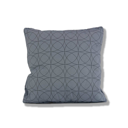 Madison Zierkissen Outdoor Blau mit Kreisen 45x45  Circle Blue Garten Möbel