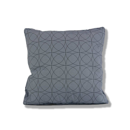 Madison Zierkissen Outdoor Blau mit Kreisen 45x45  Circle Blue Garten Möbel