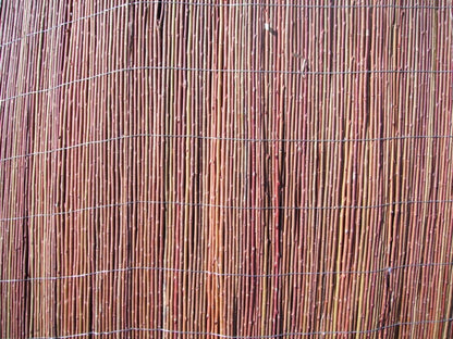 Weidematte 300x100 Sichtschutzmatte Garten Sichtschutz Weide Matte Zaun braun